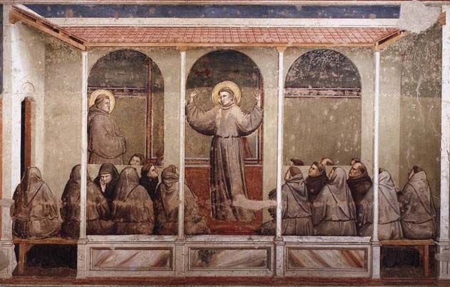 GIOTTO di Bondone Apparition at Arles